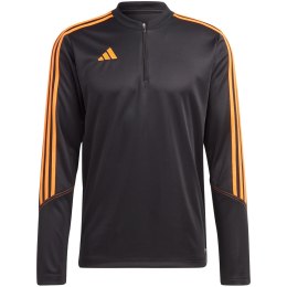 Bluza męska adidas Tiro 23 Club Training Top czarno-pomarańczowa HZ0182