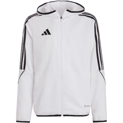 Kurtka dla dzieci adidas Tiro 23 League Windbreaker biała IA1621