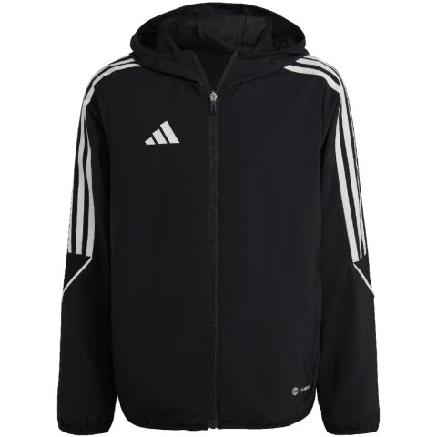 Kurtka dla dzieci adidas Tiro 23 League Windbreaker czarna IA1623