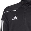 Bluza dla dzieci adidas Tiro 23 League Training Top czarno-biała HS3487