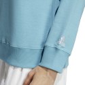 Bluza damska adidas Essentials Linear French Terry błękitna IC6882