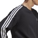 Bluza męska adidas Essentials French Terry 3-Stripes czarna IC9317