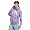 Bluza męska adidas Essentials French Terry Big Logo Hoodie fioletowa IC9368