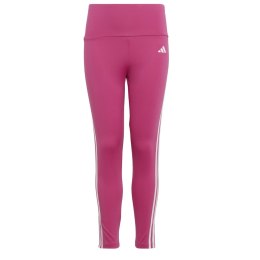 Legginsy dla dzieci adidas Essentials Aerorady 3-Stripes High-Waisted Tights różowe HR5790