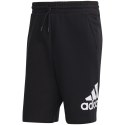 Spodenki męskie adidas Essentials Big Logo French Terry czarne IC9401