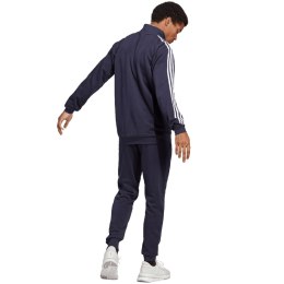 Dres męski adidas Basic 3-Stripes French Terry granatowy IC6765