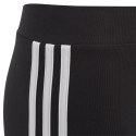 Legginsy dla dzieci adidas Essentials 3-Stripes Cotton Tights czarne IC3623