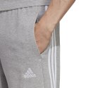 Spodenki męskie adidas Essentials French Terry 3-Stripes szare IC9437