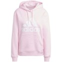 Bluza damska adidas Essentials Big Logo Regular Fleece różowa IM0255