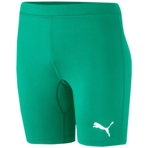 Spodenki męskie Puma Liga Baselayer Short Tight zielone 655924 05