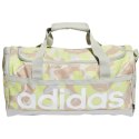 Torba adidas Linear Graphic Duffel S beżowo-brązowo-żółta IJ5638