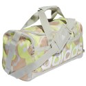 Torba adidas Linear Graphic Duffel S beżowo-brązowo-żółta IJ5638