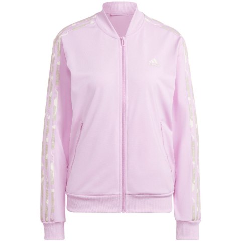 Dres damski adidas Essentials 3-Stripes różowy IJ8787 Dres damski adidas Essentials 3-Stripes różowy IJ8787