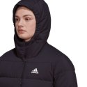 Kurtka damska adidas Helionic Hooded Down czarna HG8747