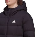 Kurtka damska adidas Helionic Hooded Down czarna HG8747