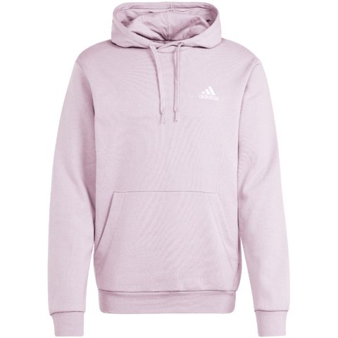 Bluza męska adidas Essentials Fleece Hoodie fioletowa IN0328