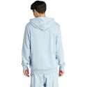 Bluza męska adidas Essentials French Terry Big Logo Hoodie błękitna IS1352