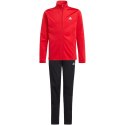 Dres dla dzieci adidas Essentials Big Logo Track Suit czerwono-czarny IJ6305