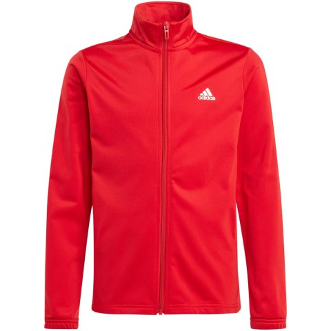 Dres dla dzieci adidas Essentials Big Logo Track Suit czerwono-czarny IJ6305 Dres dla dzieci adidas Essentials Big Logo Track Suit czerwono-czarny IJ6305