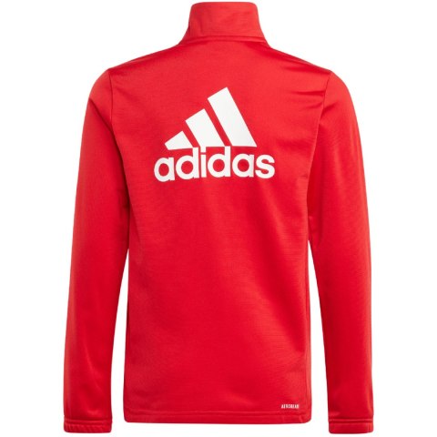 Dres dla dzieci adidas Essentials Big Logo Track Suit czerwono-czarny IJ6305 Dres dla dzieci adidas Essentials Big Logo Track Suit czerwono-czarny IJ6305
