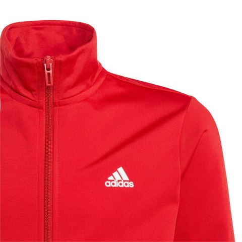 Dres dla dzieci adidas Essentials Big Logo Track Suit czerwono-czarny IJ6305 Dres dla dzieci adidas Essentials Big Logo Track Suit czerwono-czarny IJ6305