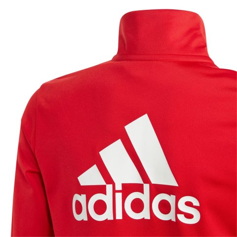 Dres dla dzieci adidas Essentials Big Logo Track Suit czerwono-czarny IJ6305 Dres dla dzieci adidas Essentials Big Logo Track Suit czerwono-czarny IJ6305