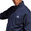 Dres męski adidas Linear Logo Tricot Track Suit granatowy HZ2219