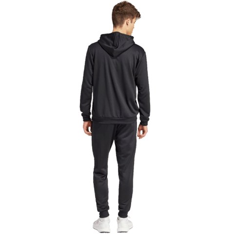 Dres męski adidas Terry Hooded Tracksuit czarny IP1610 Dres męski adidas Terry Hooded Tracksuit czarny IP1610