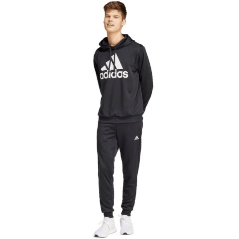 Dres męski adidas Terry Hooded Tracksuit czarny IP1610 Dres męski adidas Terry Hooded Tracksuit czarny IP1610