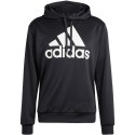 Dres męski adidas Terry Hooded Tracksuit czarny IP1610