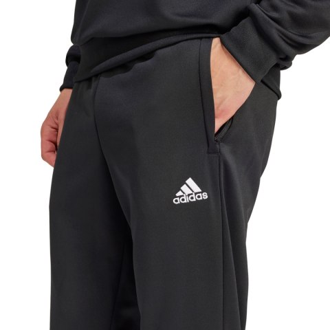 Dres męski adidas Terry Hooded Tracksuit czarny IP1610 Dres męski adidas Terry Hooded Tracksuit czarny IP1610