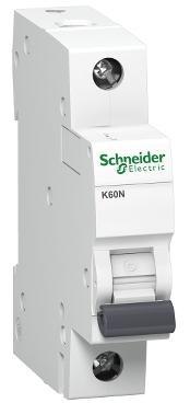 Wyłącznik nadprądowy 1P B 25A 6kA AC K60N A9K01125, Schneider