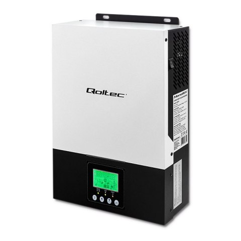 Qoltec Hybrydowy inwerter solarny Off-Grid 3kVA | 2.4kW | 80A | MPPT | Sinus Qoltec Hybrydowy inwerter solarny Off-Grid 3kVA | 2.4kW | 80A | MPPT | Sinus