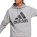 Dres męski adidas Big Logo Terry szaro-czarny IC6749