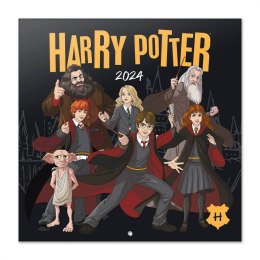 Harry Potter - Kalendarz ścienny 2024 rok (30 x 30 cm)