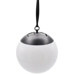 LAMPA SOLARNA PLASTIKOWA KULA WISZĄCA 20CM