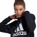 Bluza damska adidas Essentials Big Logo Regular Fleece czarna HZ2984