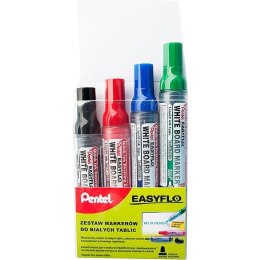 Markery do tablic Pentel Easyflo MW50M 4 kolory