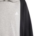 Bluza dla dzieci adidas CB FT HD szaro-biało-czarna IP0386