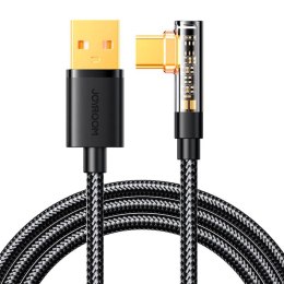 Kabel do USB-A / Angle / Typ C / 3A / 1.2m Joyroom S-UC027A6 (czarny)