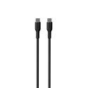 PURO ICON Soft Cable - Kabel USB-C do USB-C 1.5 m (Black)