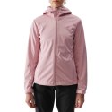 Kurtka damska softshell 4F F215 jasny róż 4FWSS24TSOFF215 56S