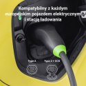 Green Cell - Kabel GC Snap Typ 2 do ładowania EV 11kW 7m 16A do Tesla Model Y / 3 / S / X, Kia EV6, VW ID.4 / ID.5, BMW i4 / iX,