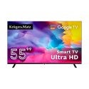 Telewizor Kruger&Matz 55" UHD Google TV DVB-T2/T/C H.265 HEVC