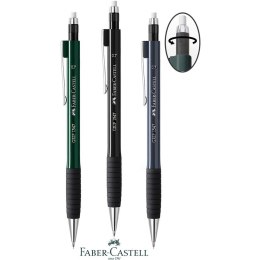 Ołówek automatyczny Faber-Castell Grip 1347 0.7mm metaliczny czarny