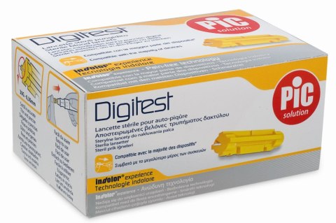 PIC SOLUTION DIGITEST 30G/0,30 mm Lancety jednorazowe do nakłuwacza, 200 szt. PIC SOLUTION DIGITEST 30G/0,30 mm Lancety jednorazowe do nakłuwacza, 200 szt.