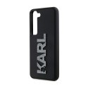 Karl Lagerfeld 3D Rubber Glitter Logo - Etui Samsung Galaxy S23+ (czarny)