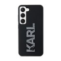 Karl Lagerfeld 3D Rubber Glitter Logo - Etui Samsung Galaxy S23 (czarny)