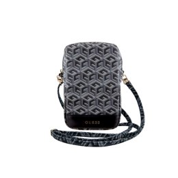 Guess Zip GCube Bottom Stripe - Torebka na telefon (czarny)