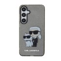 Karl Lagerfeld IML Glitter Karl & Choupette - Etui Samsung Galaxy S24+ (czarny)